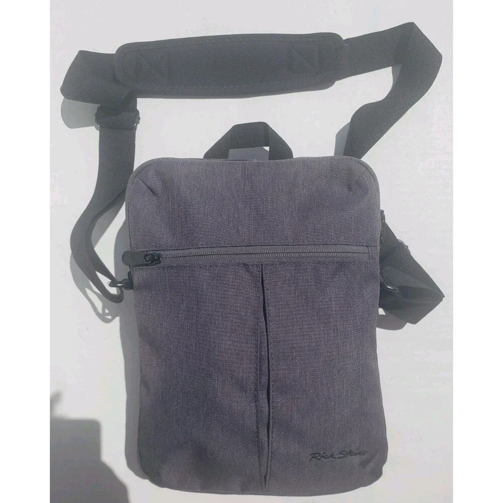 Rick Steves Europe Copenhagen Crossbody Bag Gray Travel Shoulder Messenger Carry